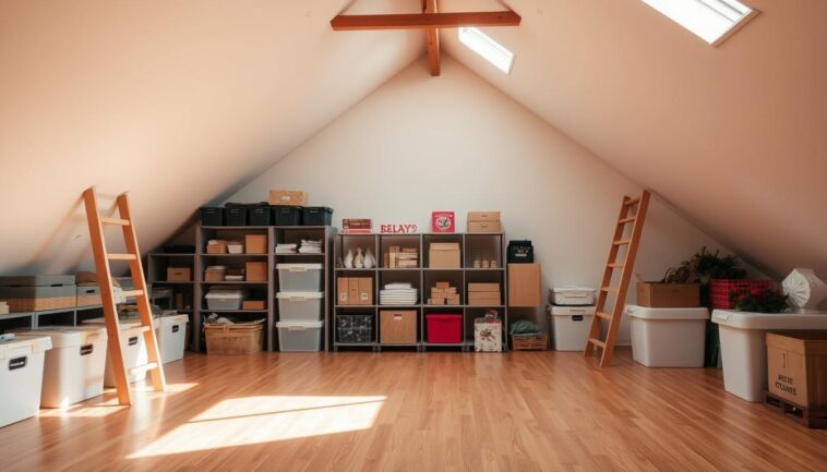 Dachboden organisieren  mehr Stauraum im Haus