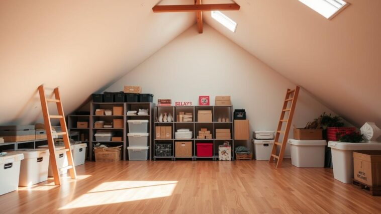 Dachboden organisieren – mehr Stauraum im Haus