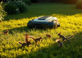 Mähroboter im Einsatz – Vorsicht, Tiere!