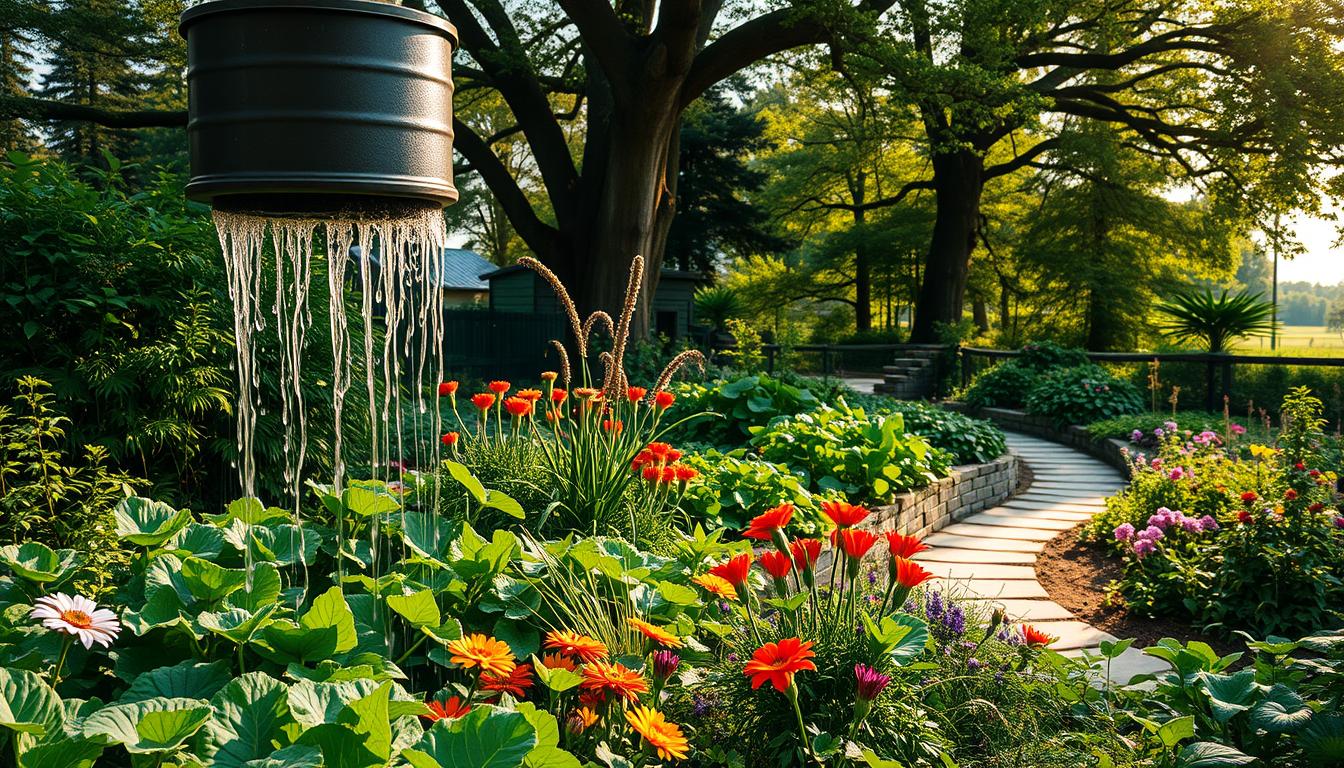 Regenwasser im Garten nutzen und Umwelt schonen